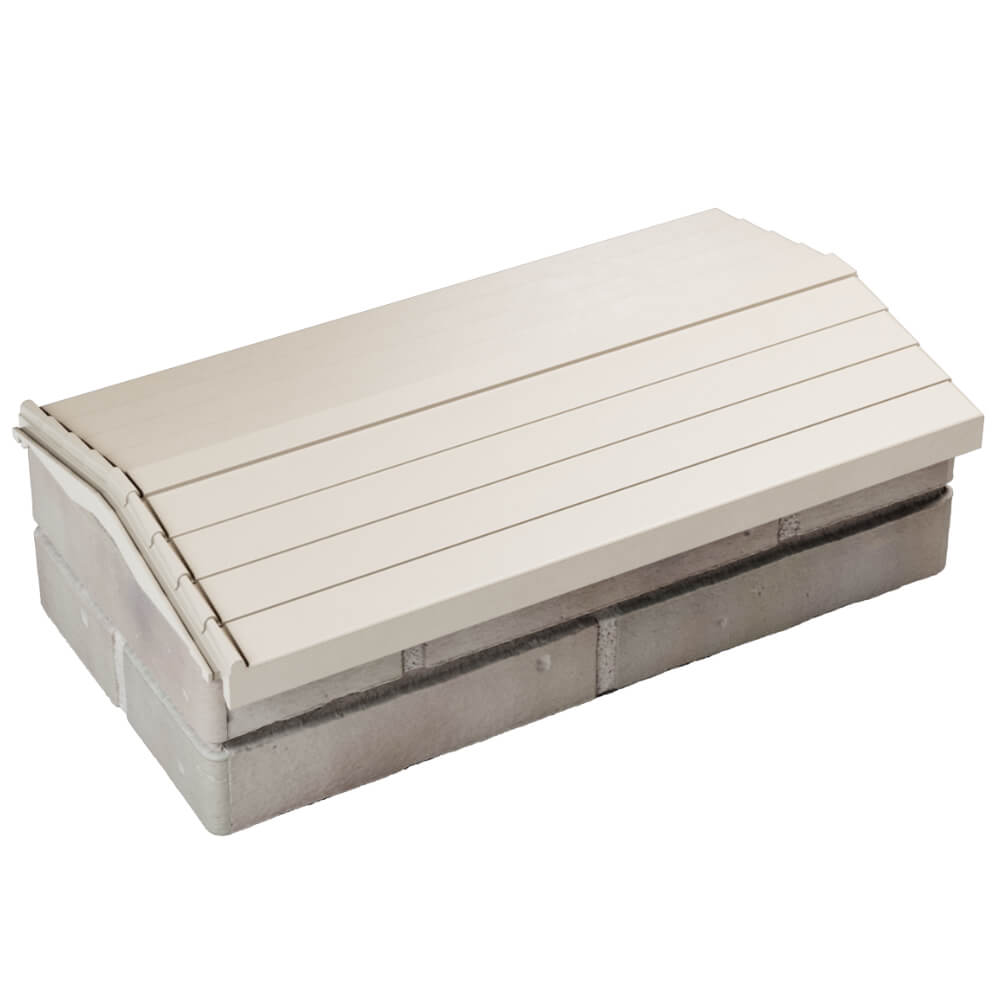 Парапет Zking Бона ХайТек Бежевый с посадкой на 1 кирпич (200/225/255мм)